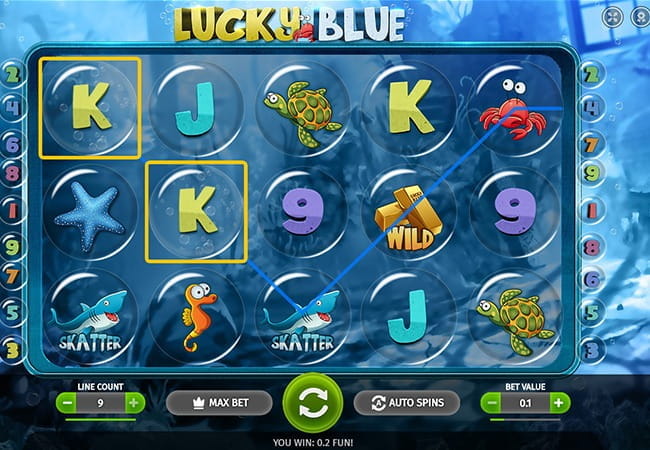 Lucky Blue Slot von SoftSwiss