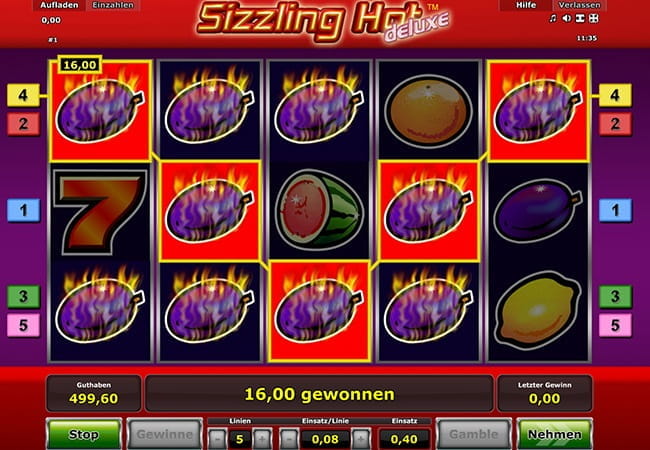 Sizzling Hot ist ein heißer Slot