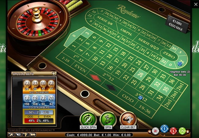 Roulette Advanced bei Playamo