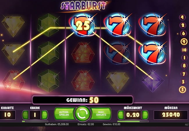 Karamba hat auch den Starburst-Slot