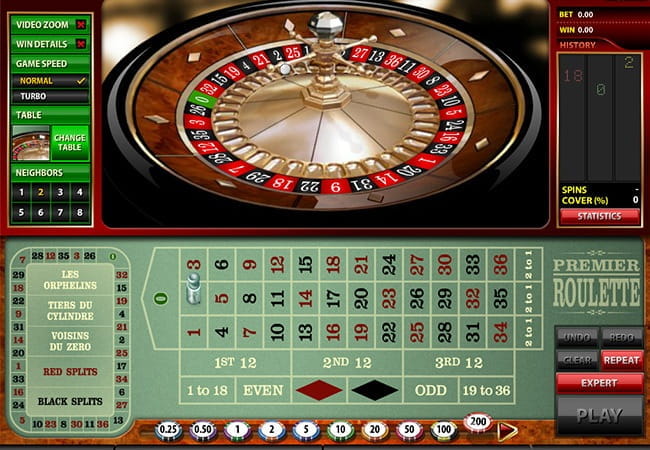 Video-Roulette im großen Zoombild