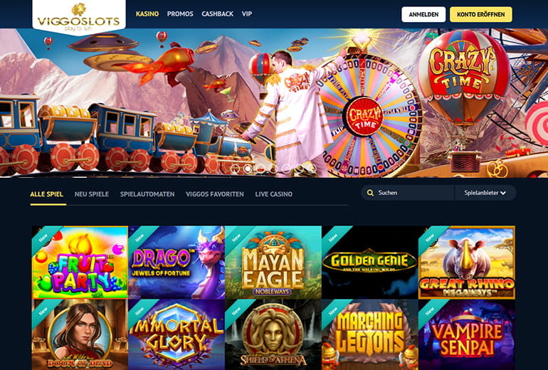 Das Viggoslots Live Casino mit echten Croupiers 