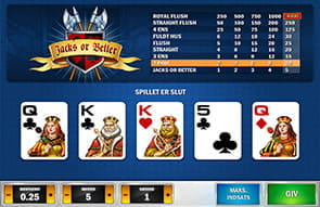 Video poker er en god sammenblanding af poker og slots