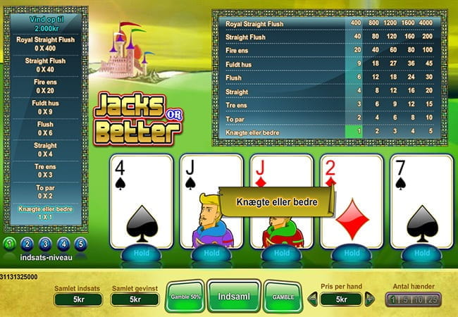 Video poker er altid et hit