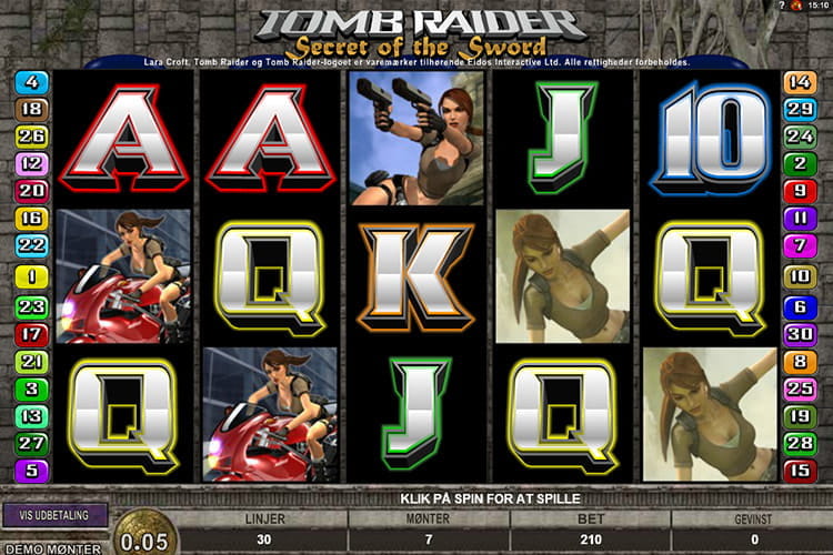 Eksempel fra Tomb Raider slottet