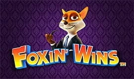 logotipo del slot Foxin Wins