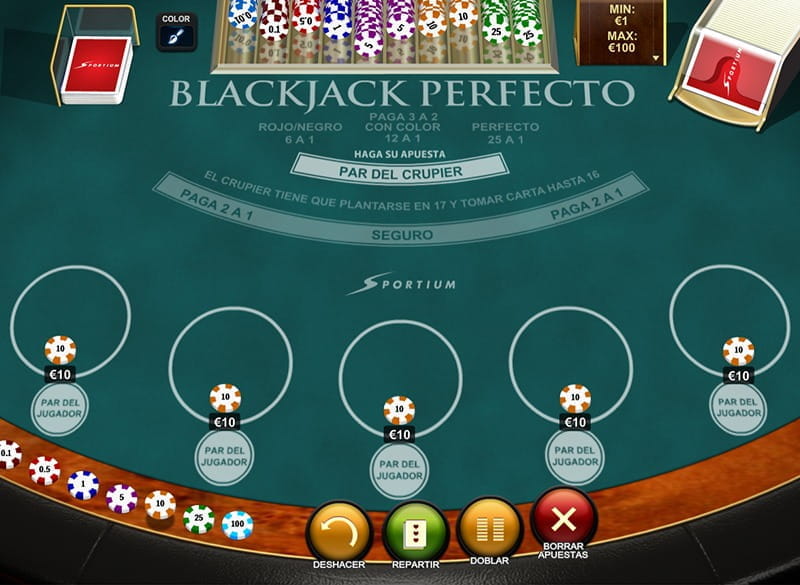 Blackjack Perfecto En Sportium Casino