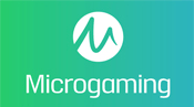 Logo de Microgaming - proveedor de juegos en vivo