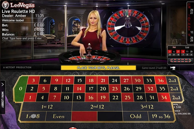 ruleta en vivo con altas apuestas