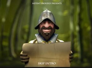 imagen de la introducción del video slot Gonzo's Quest