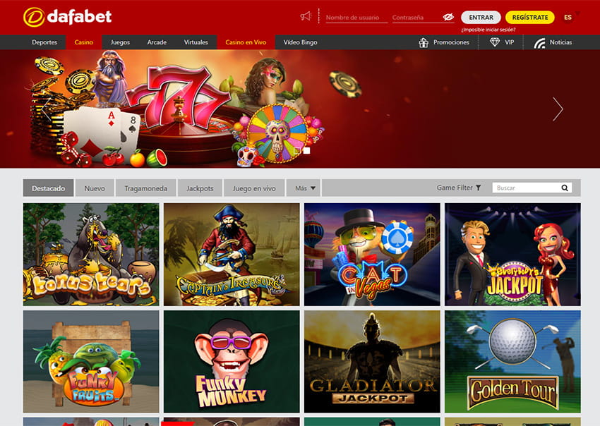 La Plataforma online del Casino en Vivo Dafabet