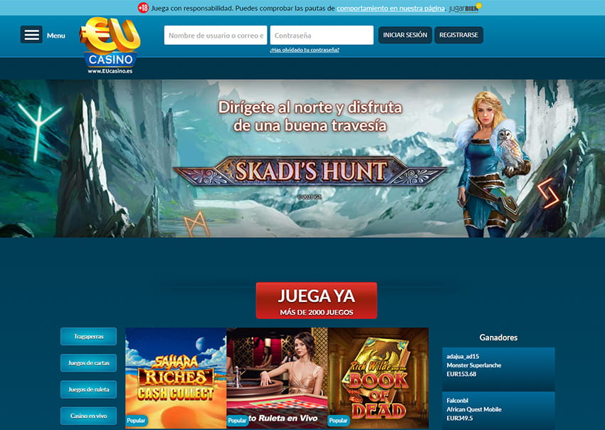 La Plataforma online del Casino en Vivo EUCasino