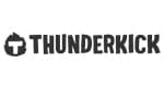 Logotipo official de Thunderkick, proveedor de software de casino. 