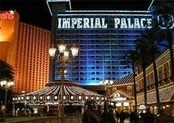 Imperial Palace casino at night
