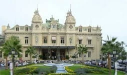 the front of the Casino Cafe de Paris