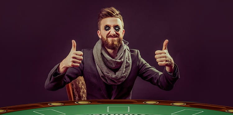 Blackjack player making a profit