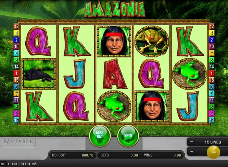 Amazonia spielautomaten vorschau