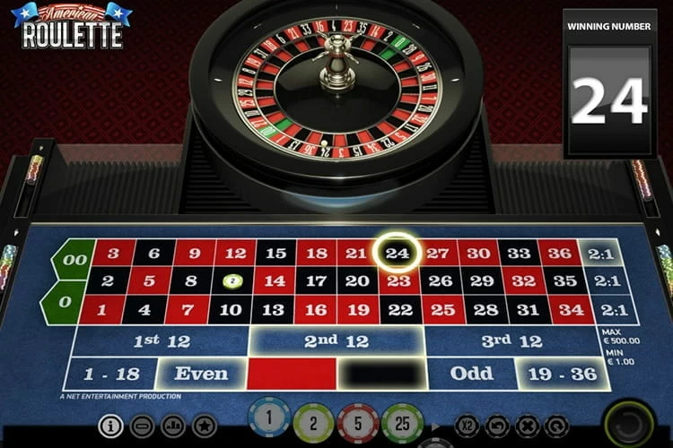 An online American Roulette game
