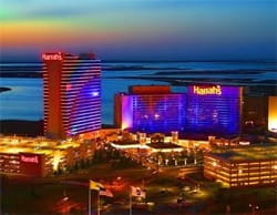 Atlantic City's skyline at night