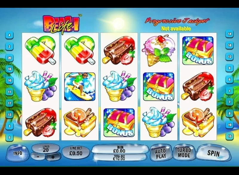 Beach life spielautomaten vorschau