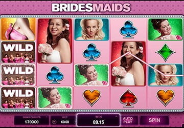 Bridesmaids slot from Microgaming for comedy fans