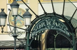 Cafe de Paris features lavish styling