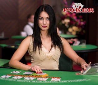 Promotional image for live casino poker 
