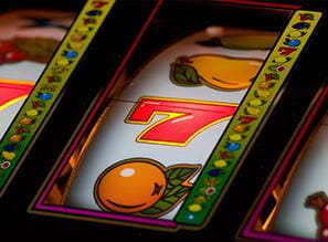 Classic symbols on a fruit machine