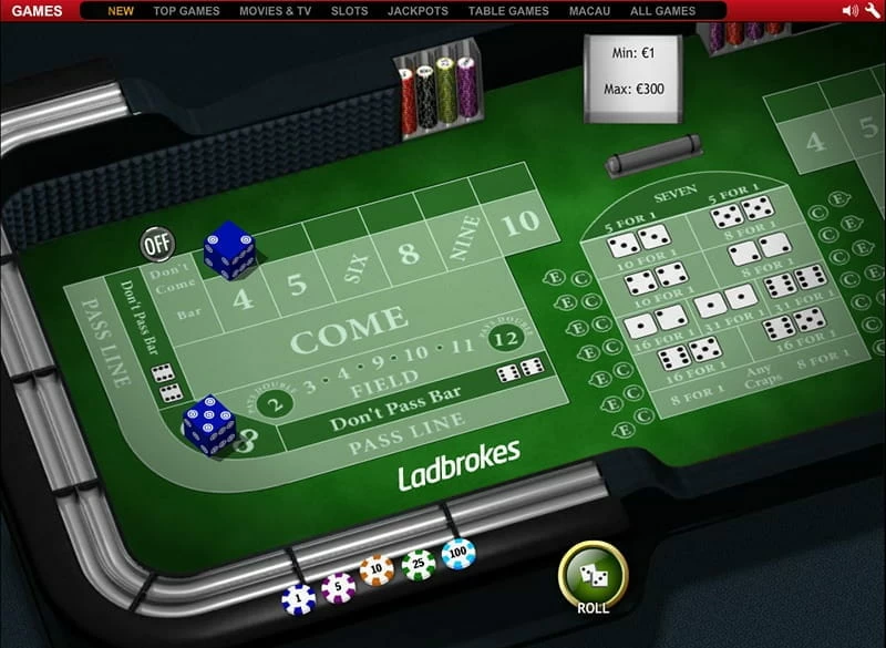 Play craps online an your casino