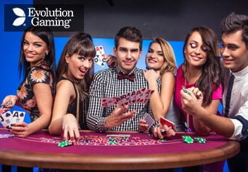 Live Blackjack Party with the lowest table limits by Evolution Gaming