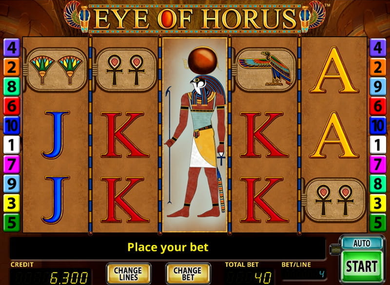 Eye of horus spielautomaten vorschau