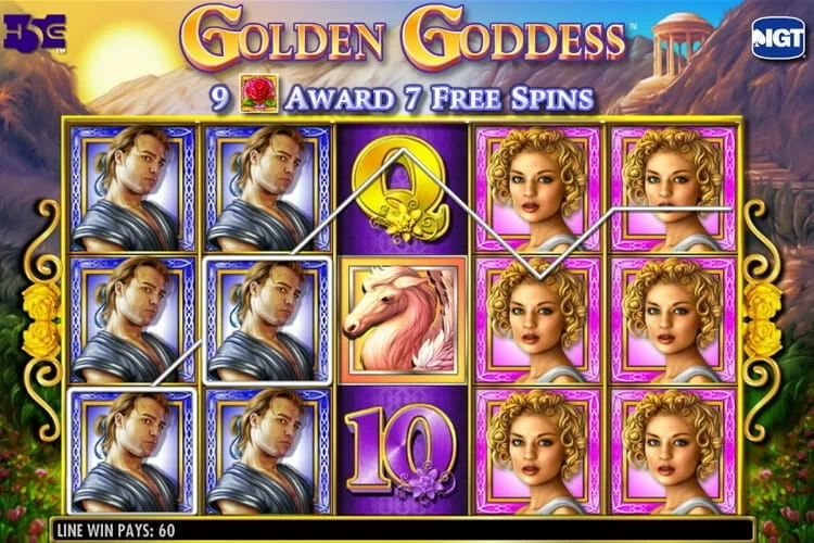 Winning with the Golden Goddess slot