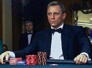 An image of Daniel Craig in the movie Casino Royale