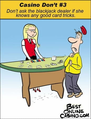 Casino don’t #3: card tricks