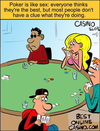 Playing poker without a clue