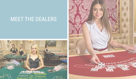 Live dealer games at online casinos.