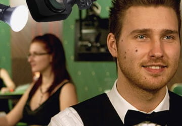 Ein Bild von einem Live-Dealer-Studio