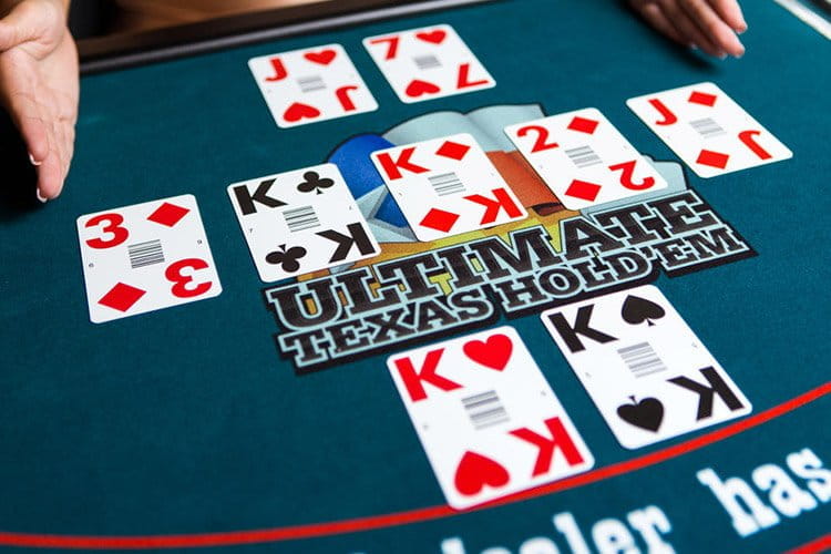 The dealer qualifies with a pair or better in Ultimate Texas Hold'em