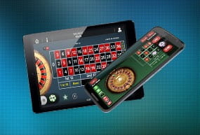 Roulette on a handheld device