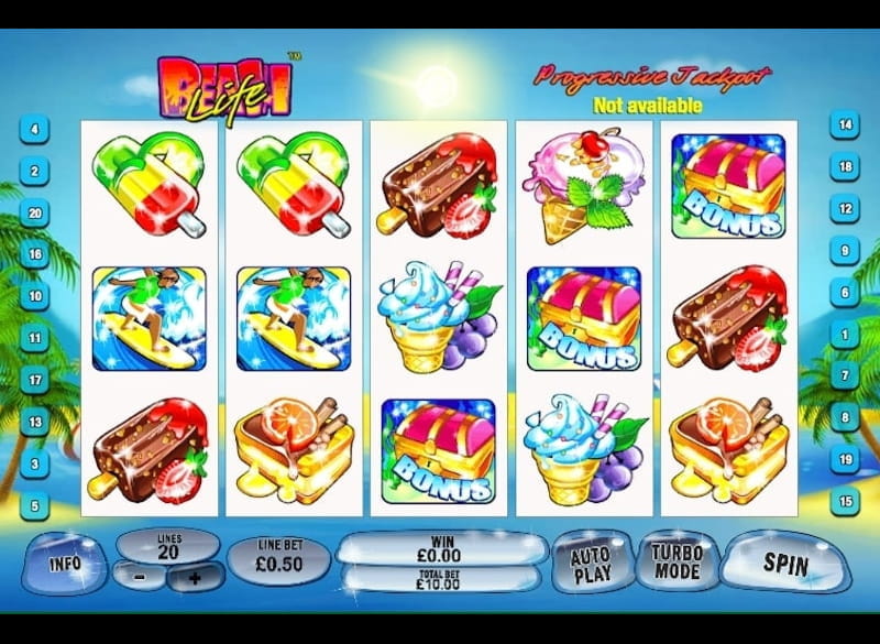 Play beach life slot