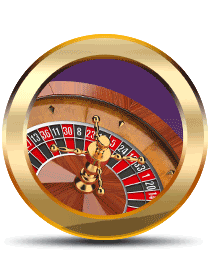 A roulette wheel