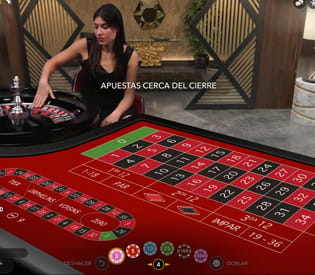 crupier de ruleta en vivo de Evolution Gaming