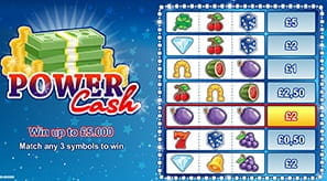 A scratch card game