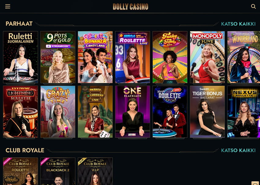 The Online Platform of Dolly Casino Live Casino