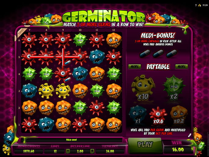 Versiunea demo gratuită la slot online Germinator