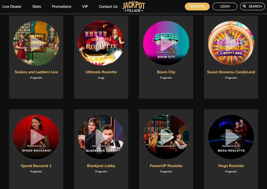 The Online Platform of Jackpot Village Live Casino