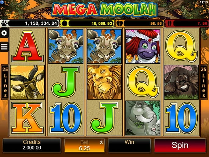 Free Play Demo Game of Mega Moolah Slot