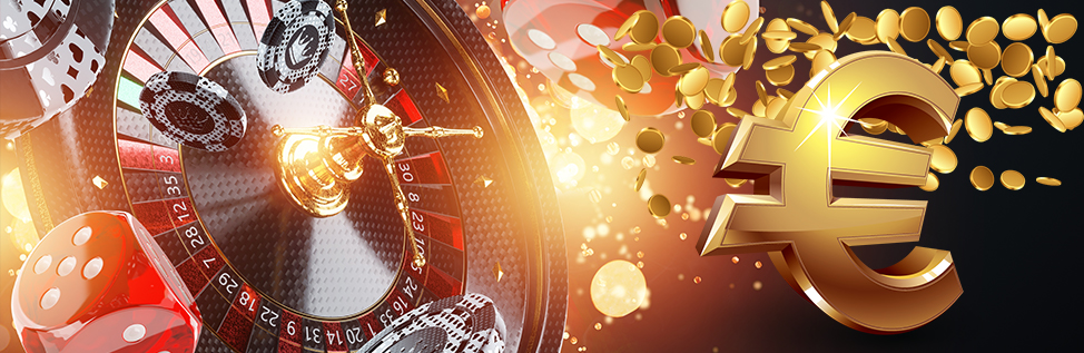 Casino games and the Euro sign
