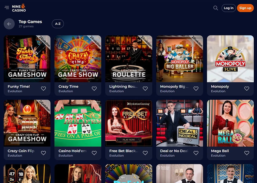 The Online Platform of Nine Casino Live Casino