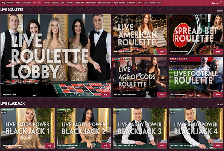Live Casino Paddy Power Live Casino Paddy Power